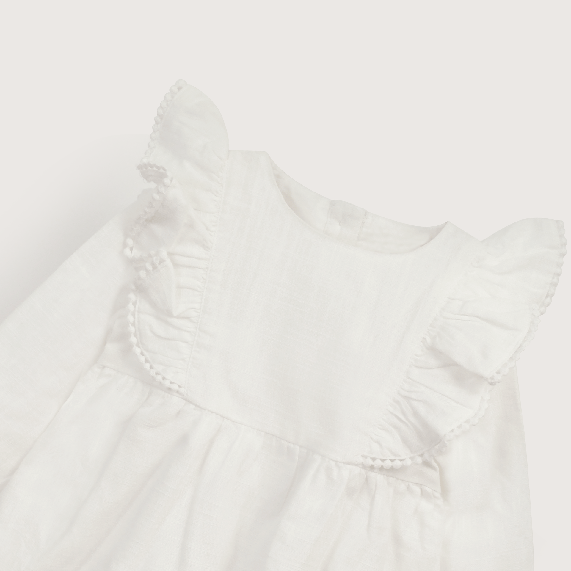 VESTIDO ALGODÓN NIÑA OPALINE BLANCO 39836 - 3