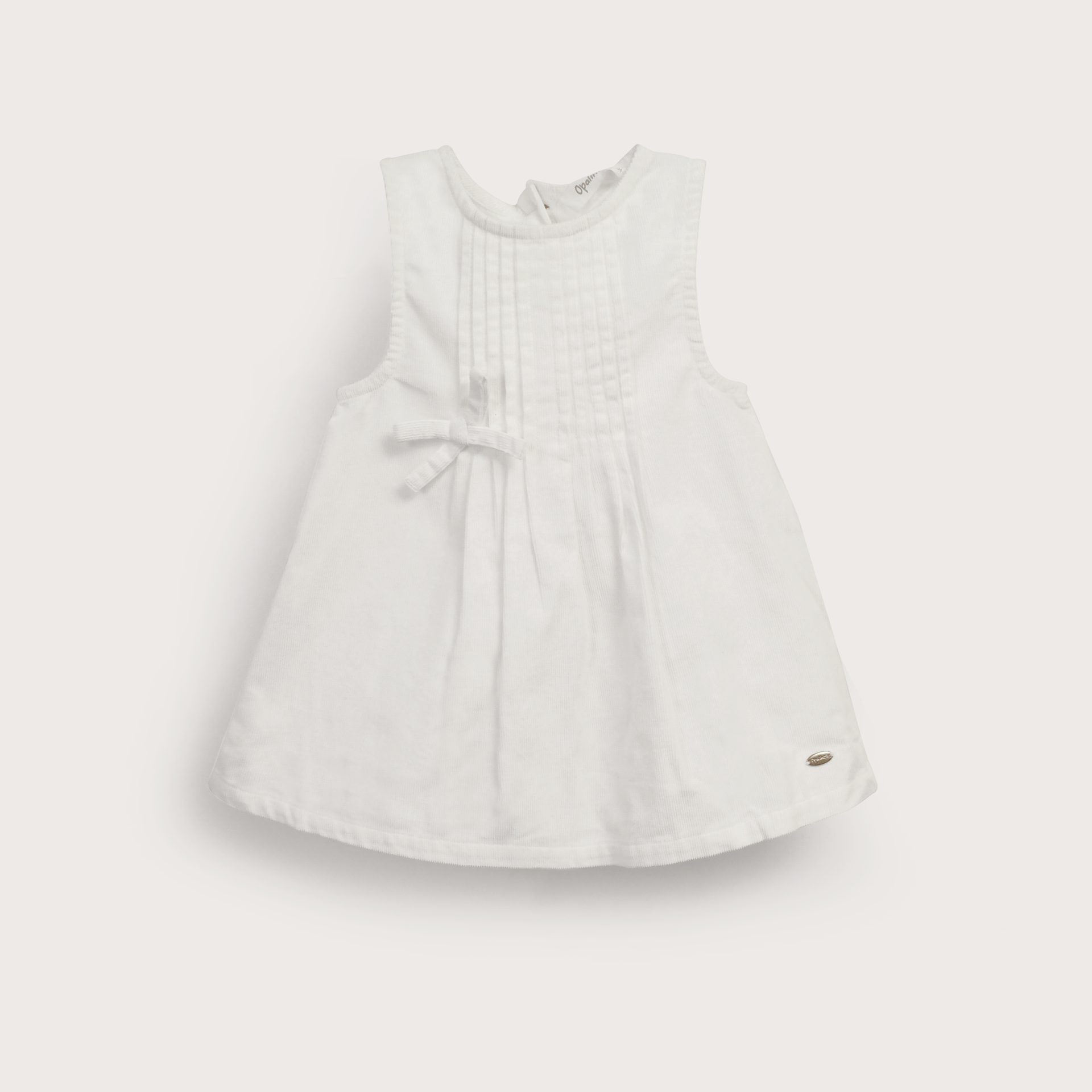 VESTIDO ALGODÓN NIÑA OPALINE BLANCO 39835 - 1