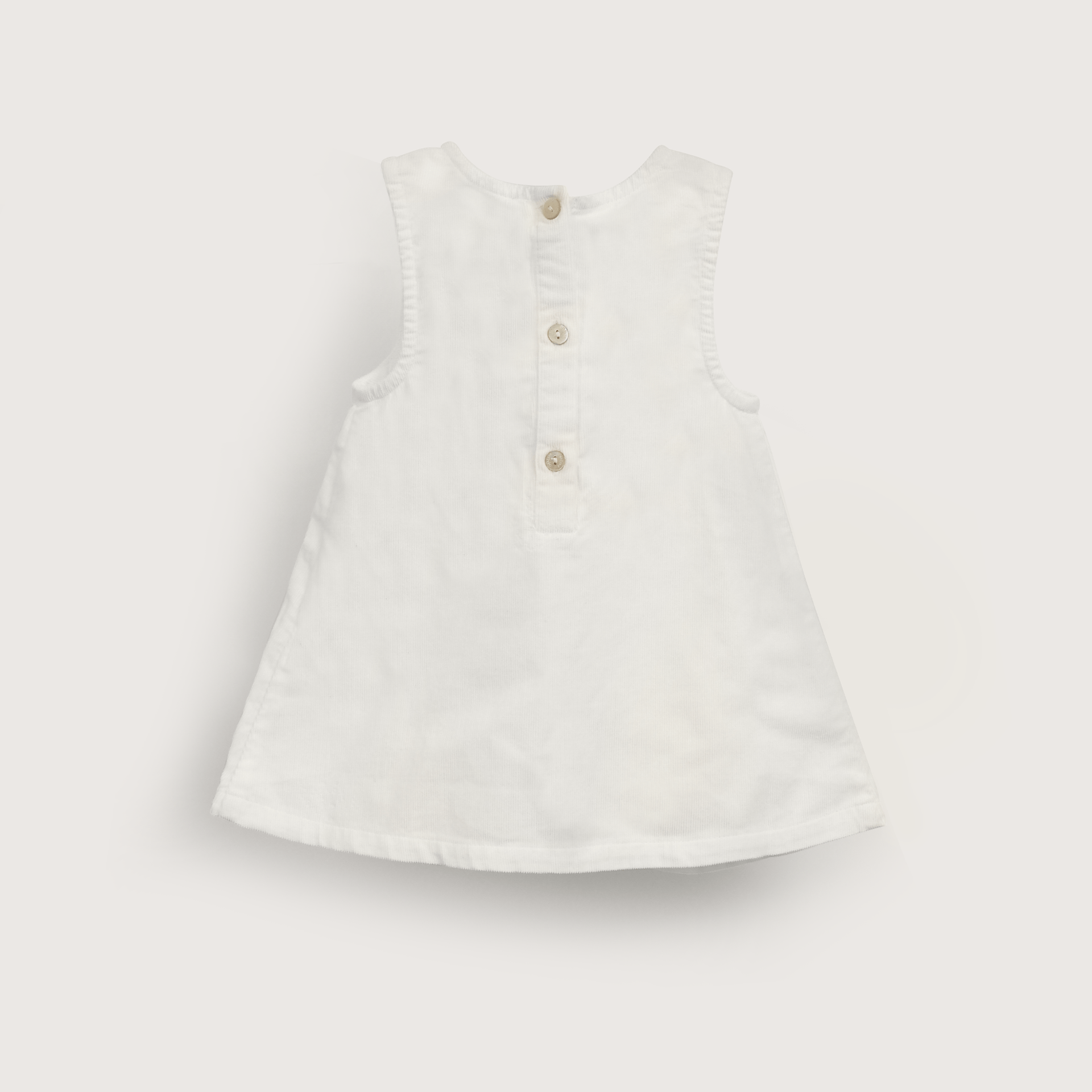 VESTIDO ALGODÓN NIÑA OPALINE BLANCO 39835 - 2