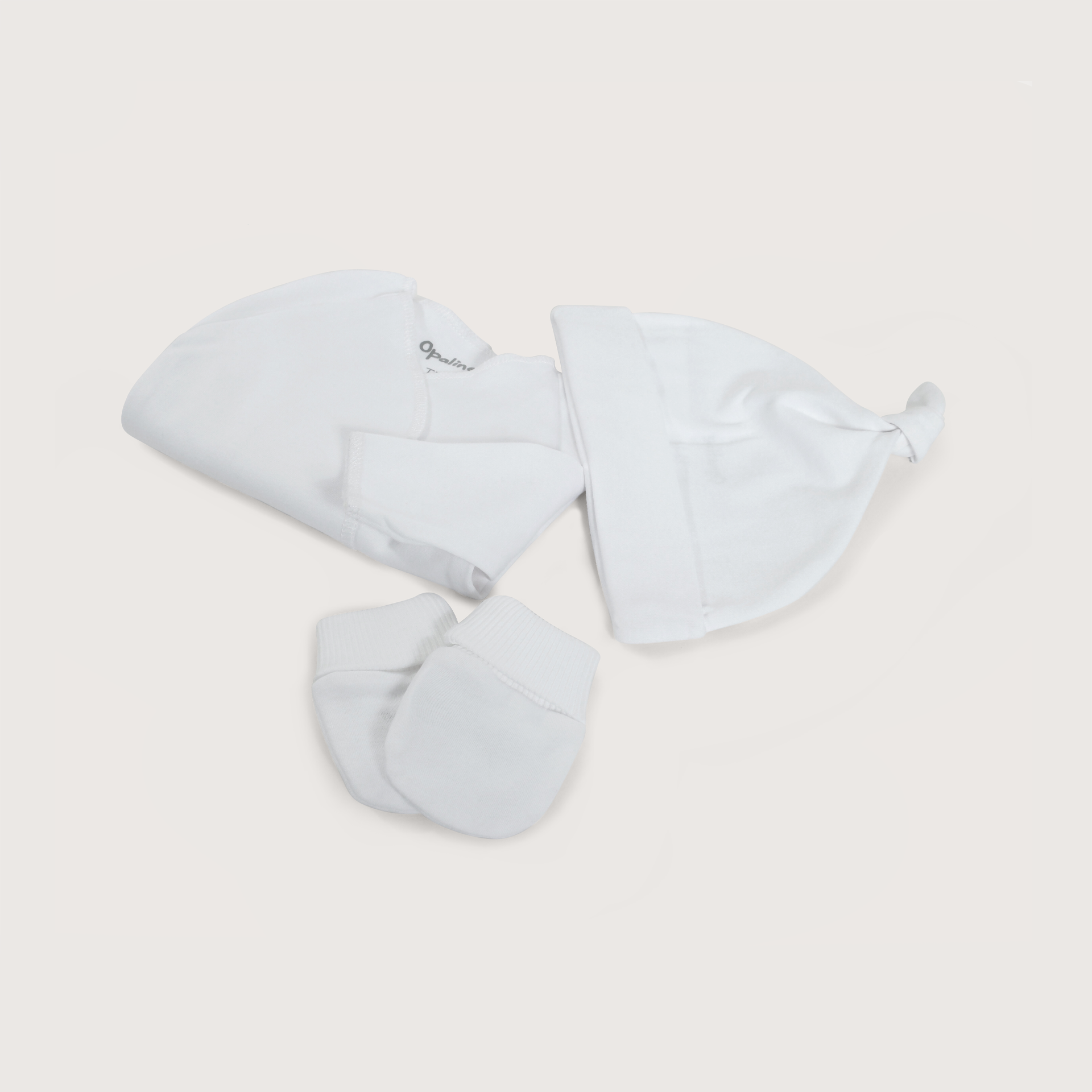 SET ACCESORIOS ALGODÓN OPALINE BLANCO UNISEX 39972 - 1