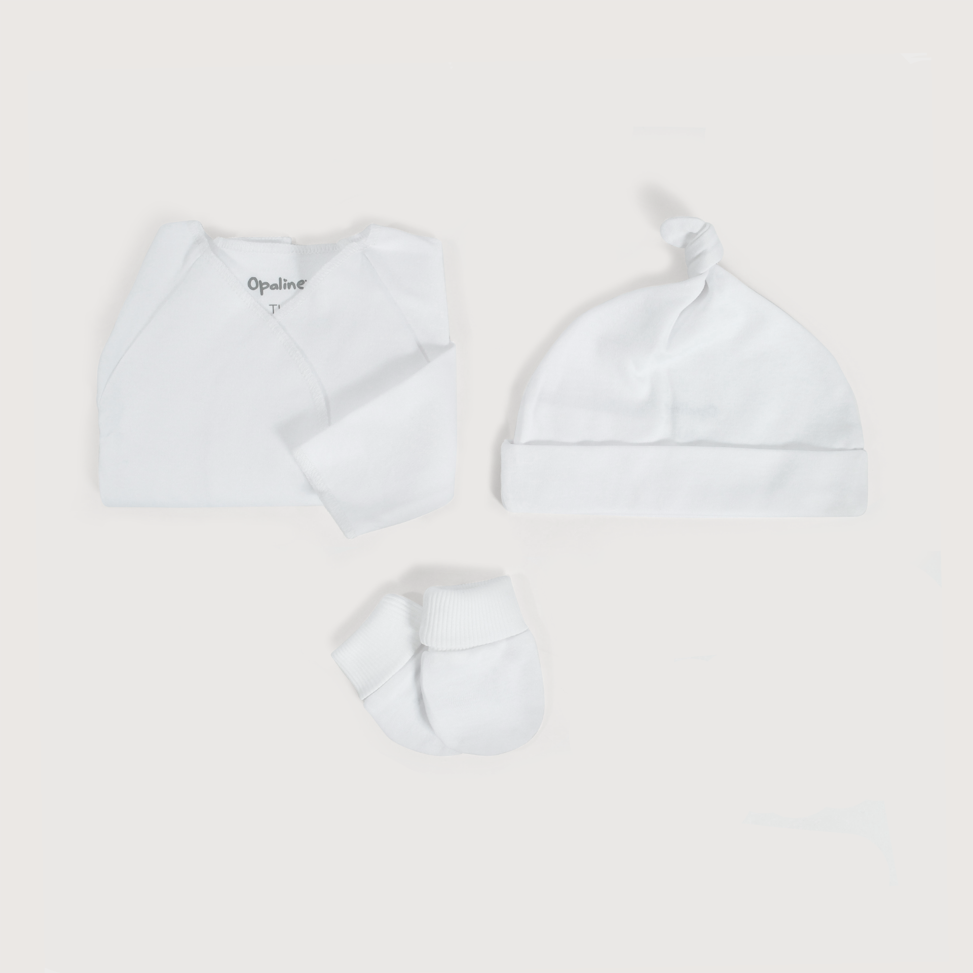 SET ACCESORIOS ALGODÓN OPALINE BLANCO UNISEX 39972 - 2