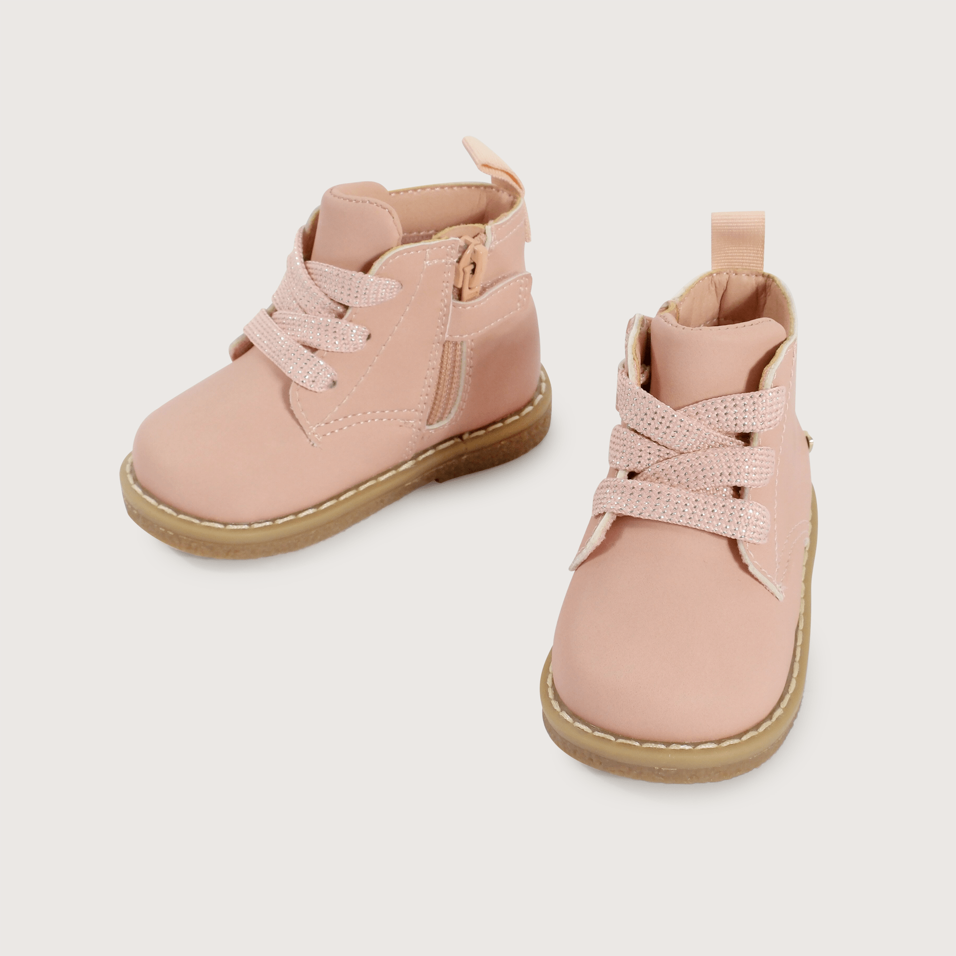 BOTIN NIÑA 40048 ROSADO OPALINE - 4