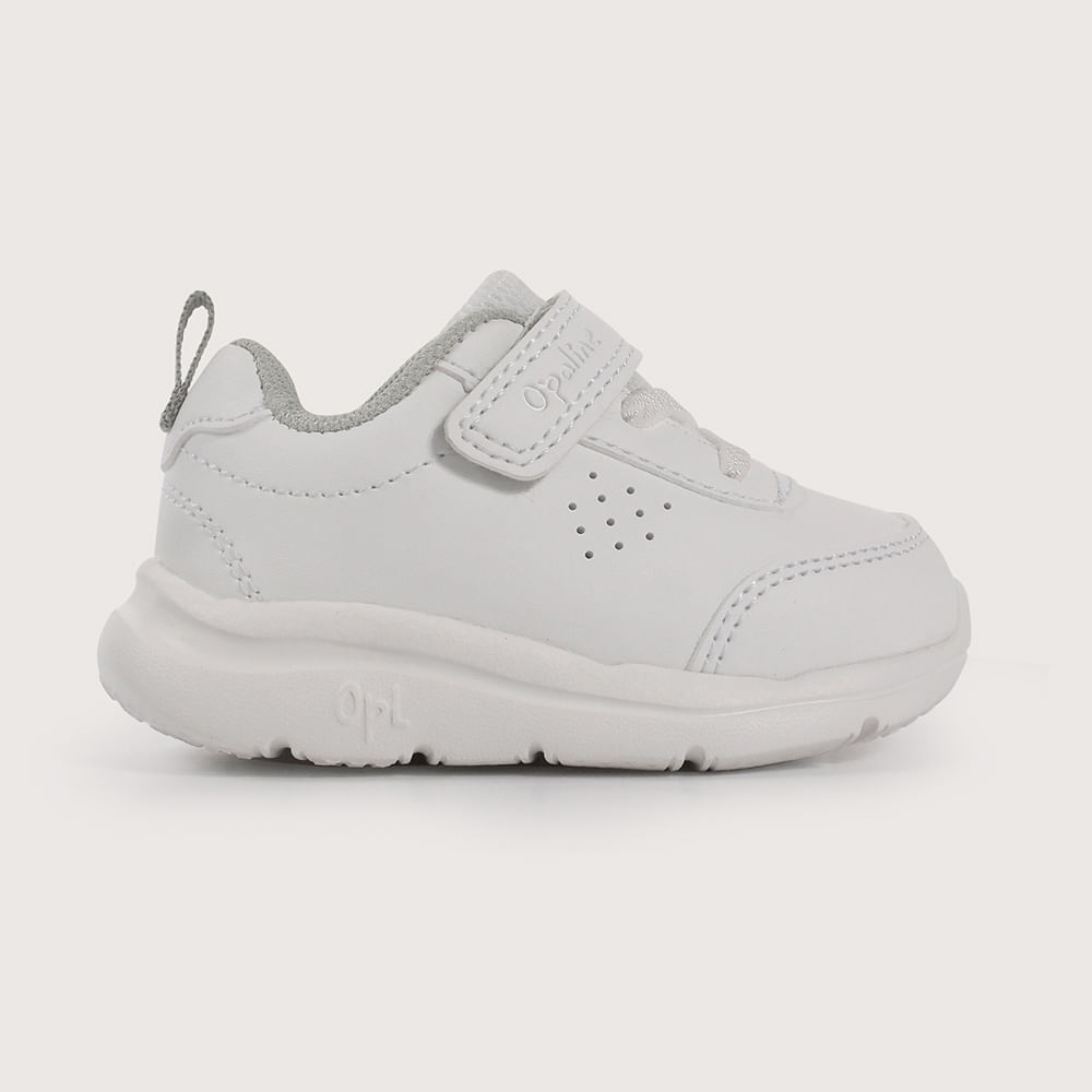 ZAPATILLA PRIMEROS PASOS DEPORTIVA BLANCA DE NIÑO OPALINE - 2