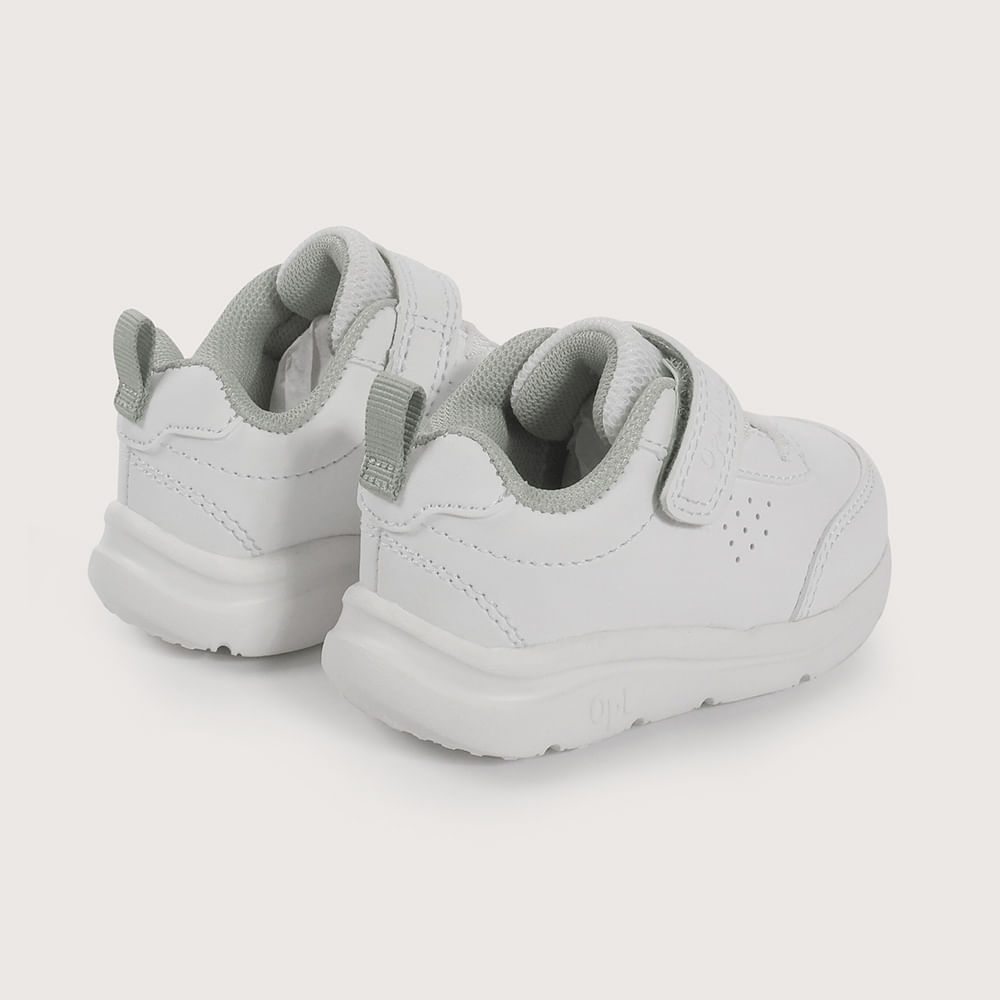 ZAPATILLA PRIMEROS PASOS DEPORTIVA BLANCA DE NIÑO OPALINE - 5