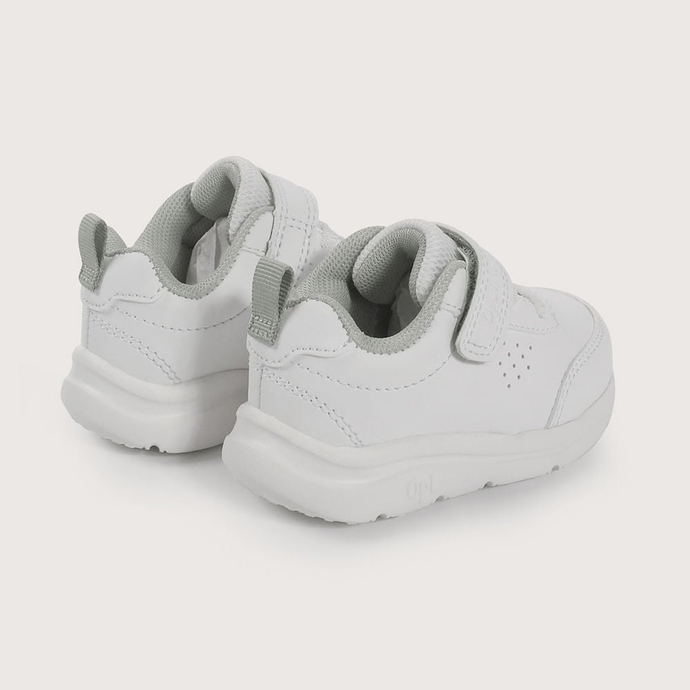 ZAPATILLA PRIMEROS PASOS DEPORTIVA BLANCA DE NIÑO OPALINE - 5
