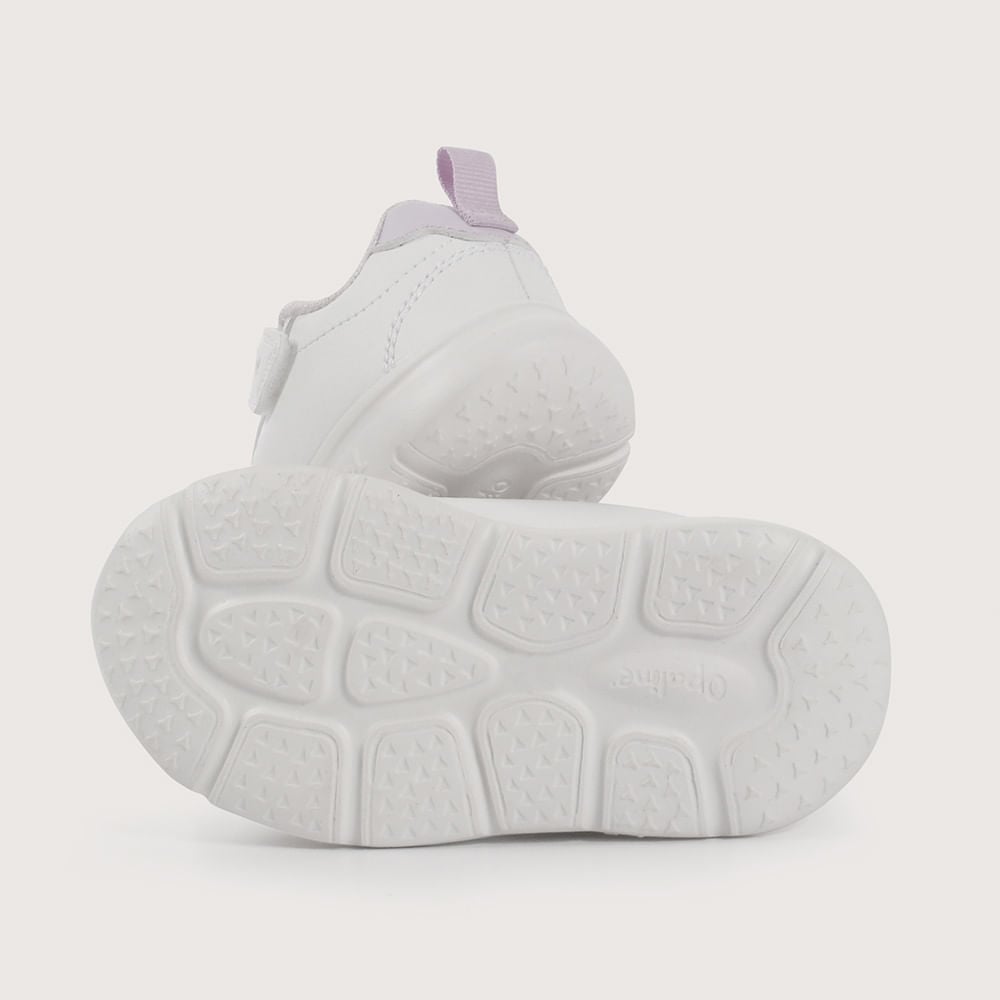 ZAPATILLA DEPORTIVA BLANCA DE NIÑA OPALINE - 3
