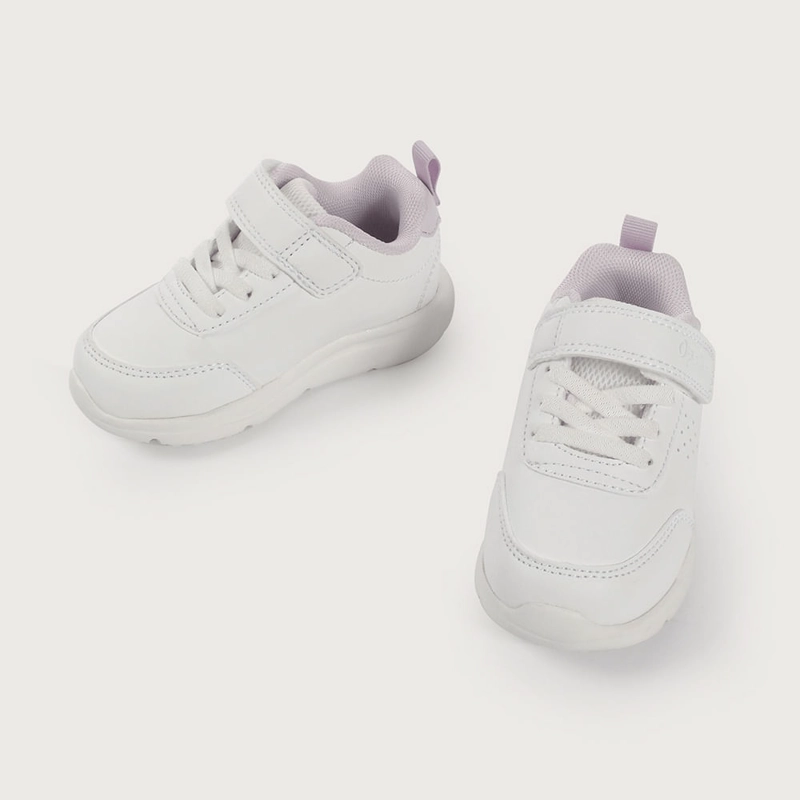 ZAPATILLA DEPORTIVA BLANCA DE NIÑA OPALINE - 4
