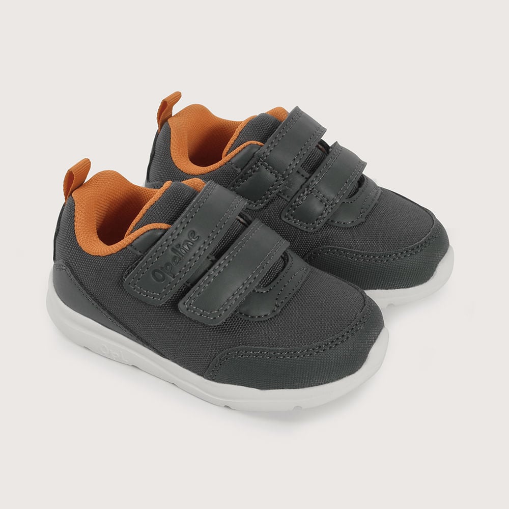ZAPATILLA DEPORTIVA GRIS DE NIÑO OPALINE - 1