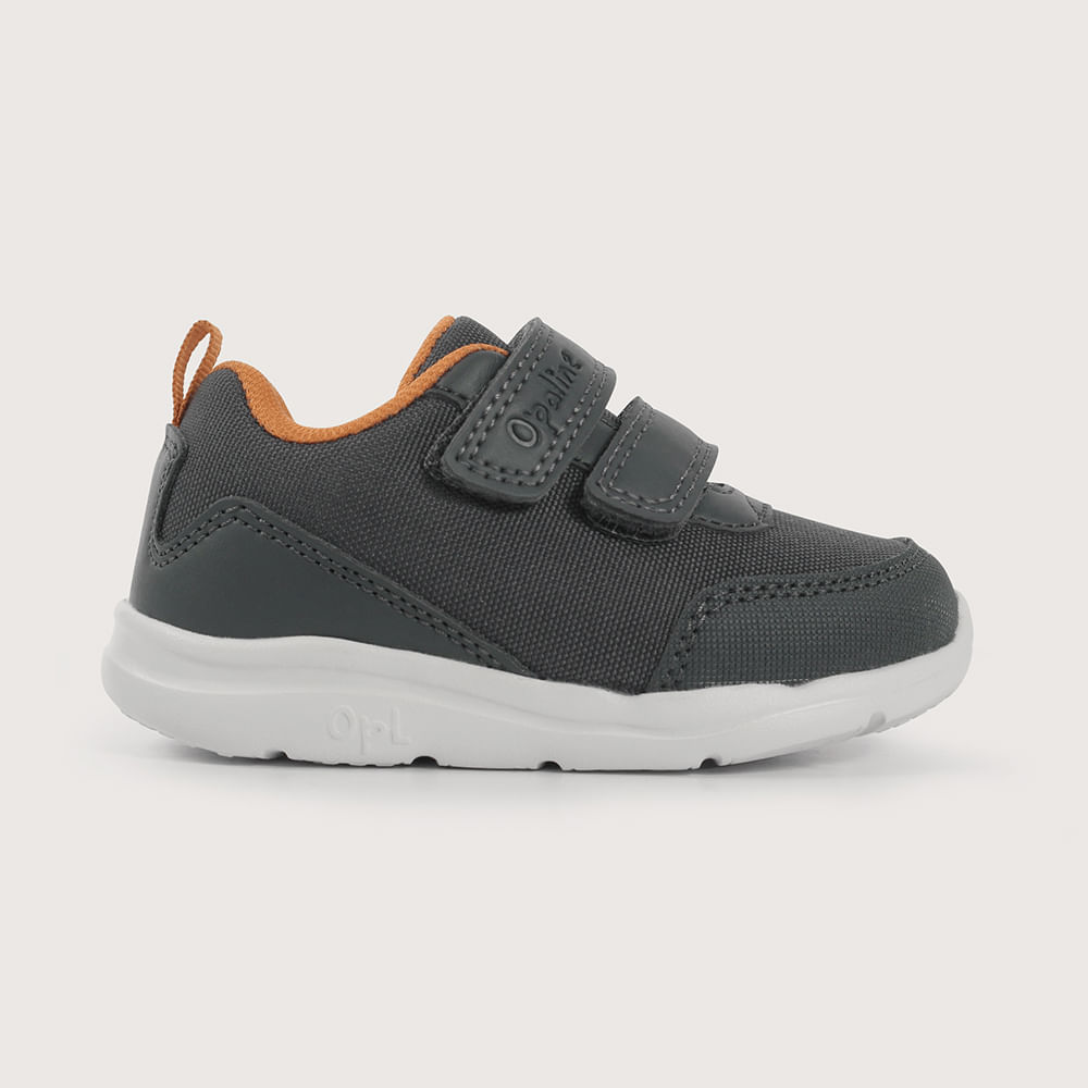 ZAPATILLA DEPORTIVA GRIS DE NIÑO OPALINE - 2