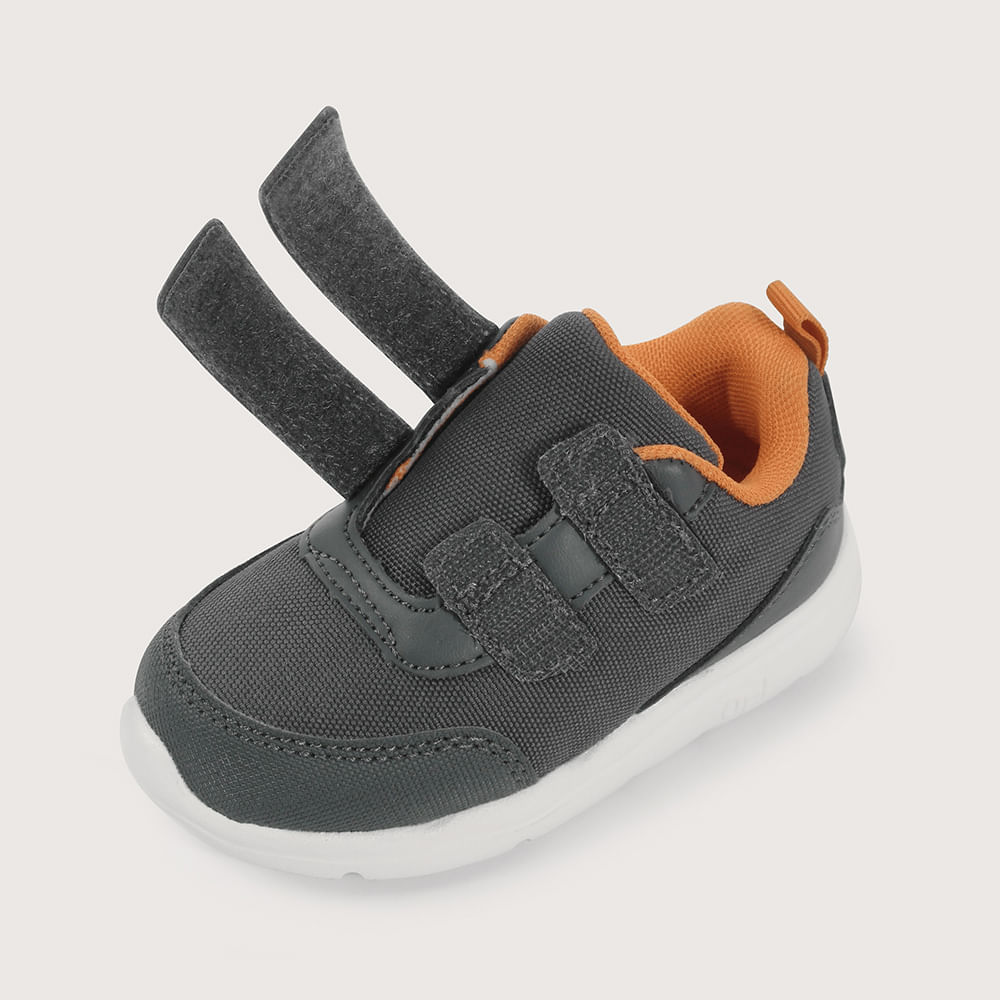 ZAPATILLA DEPORTIVA GRIS DE NIÑO OPALINE - 6