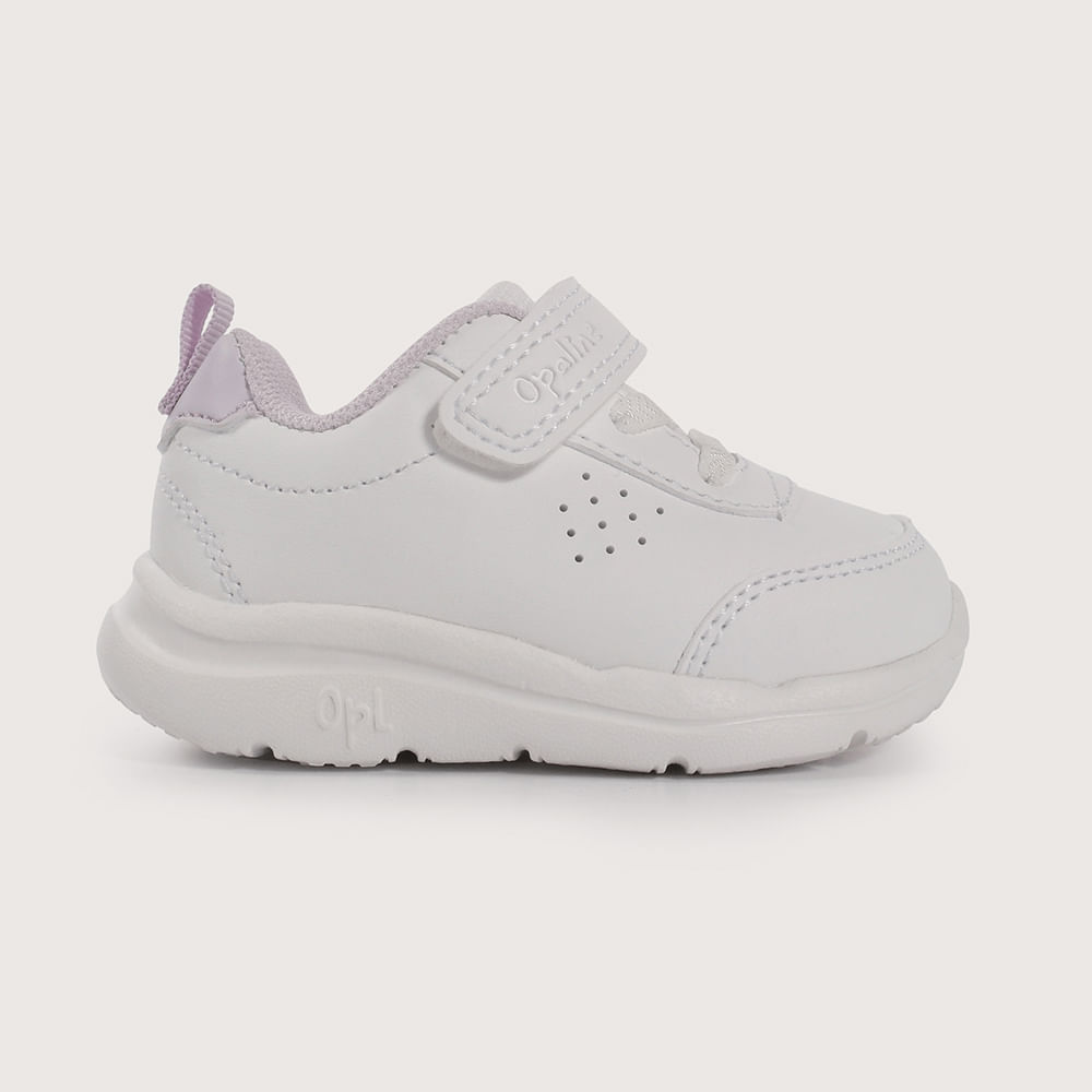 ZAPATILLA PRIMEROS PASOS DEPORTIVA BLANCA DE NIÑA OPALINE - 2