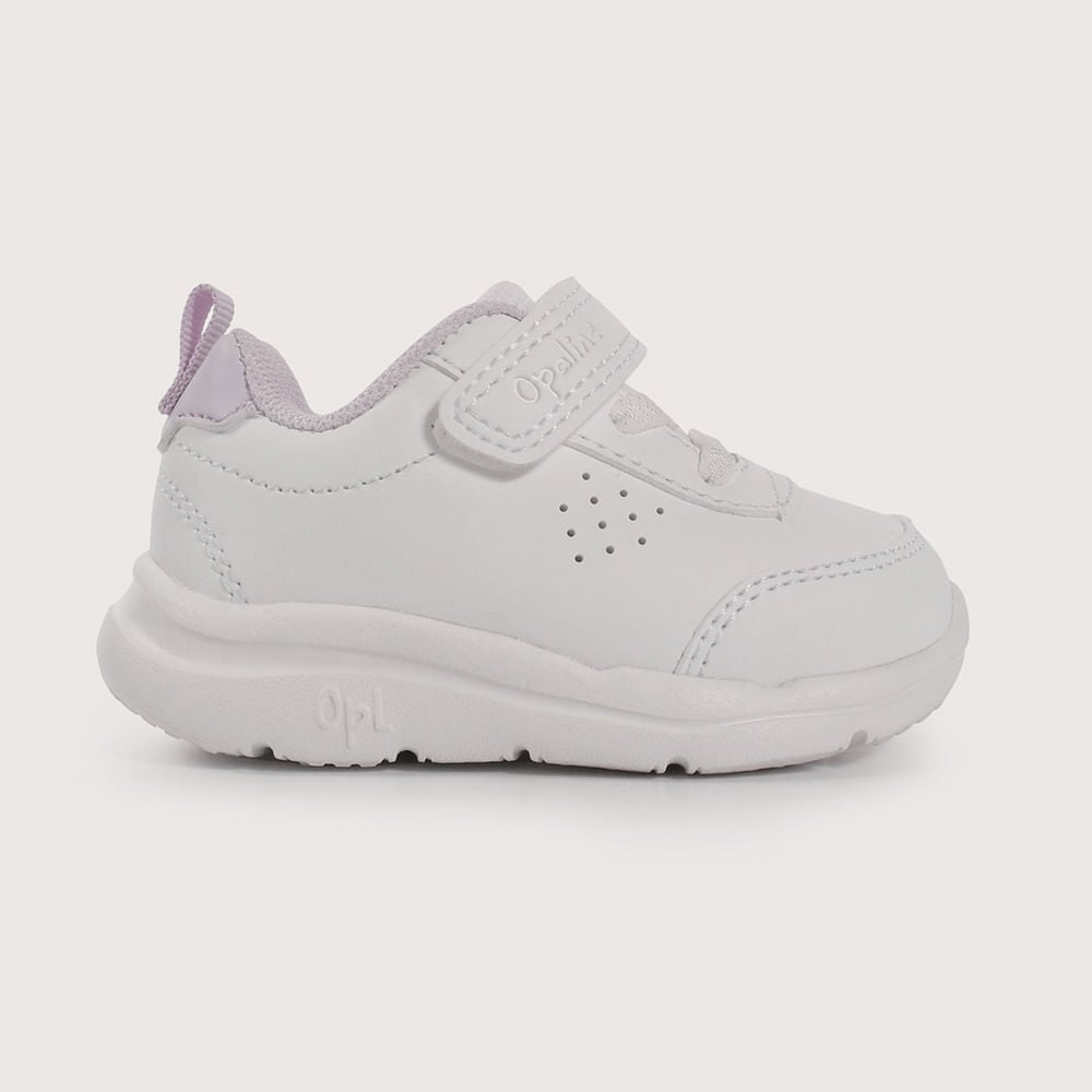 ZAPATILLA PRIMEROS PASOS DEPORTIVA BLANCA DE NIÑA OPALINE - 2
