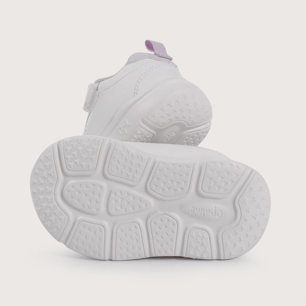 ZAPATILLA PRIMEROS PASOS DEPORTIVA BLANCA DE NIÑA OPALINE - 3