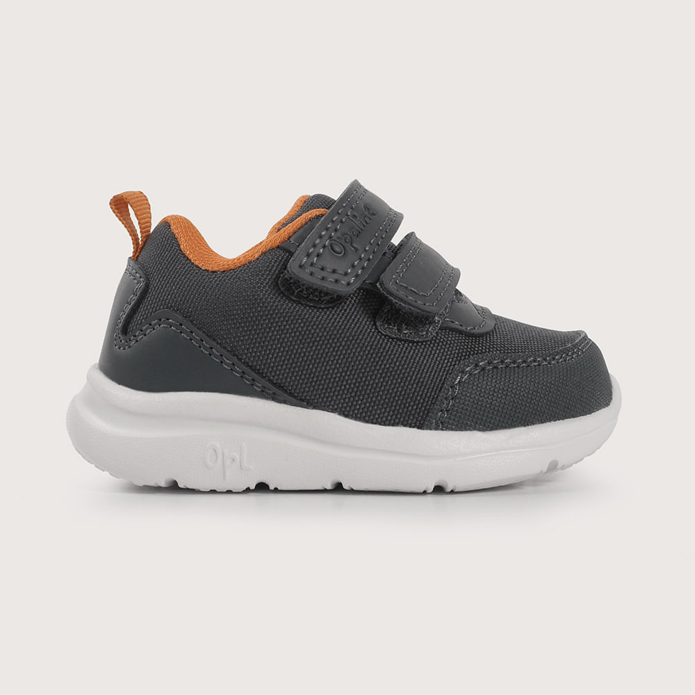 ZAPATILLA PRIMEROS PASOS DEPORTIVA GRIS DE NIÑO OPALINE - 2