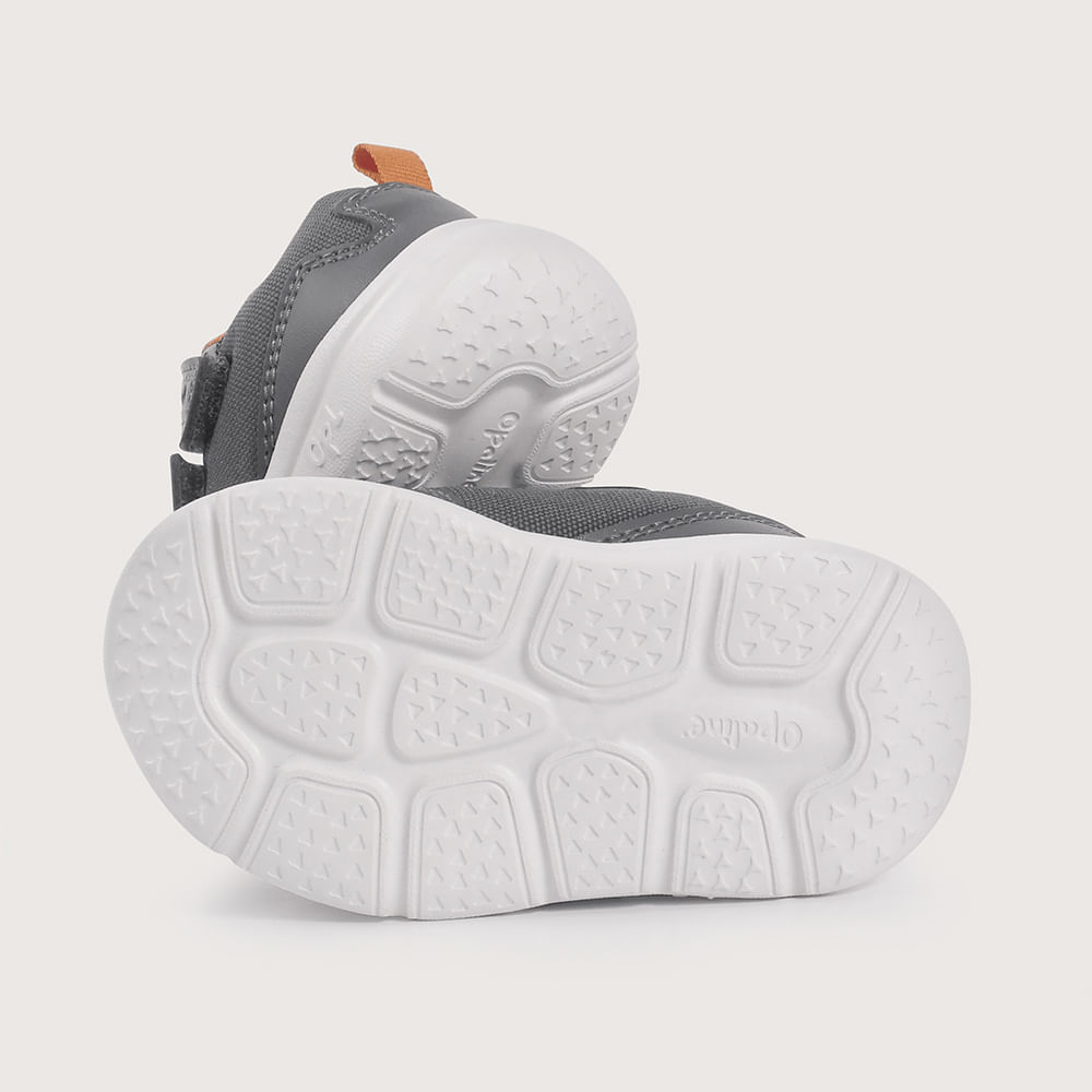 ZAPATILLA PRIMEROS PASOS DEPORTIVA GRIS DE NIÑO OPALINE - 3