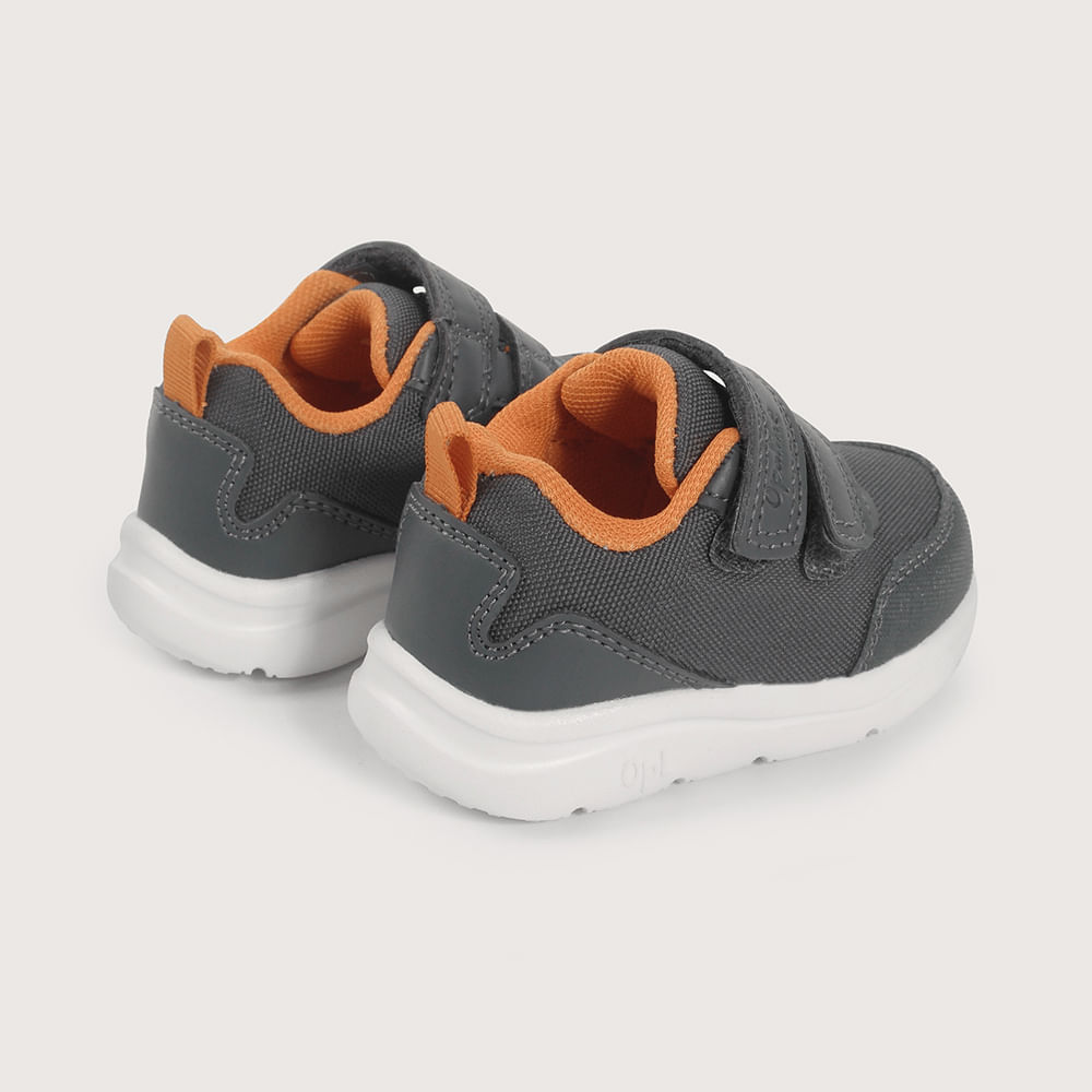 ZAPATILLA PRIMEROS PASOS DEPORTIVA GRIS DE NIÑO OPALINE - 5