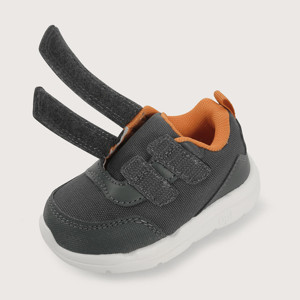 ZAPATILLA PRIMEROS PASOS DEPORTIVA GRIS DE NIÑO OPALINE - 6