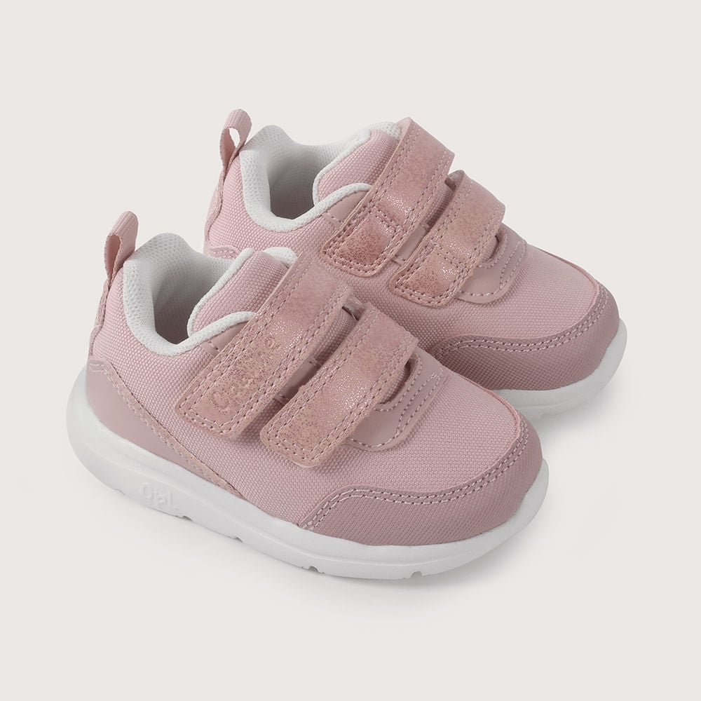 ZAPATILLA DEPORTIVA ROSADA DE NIÑA OPALINE - 1