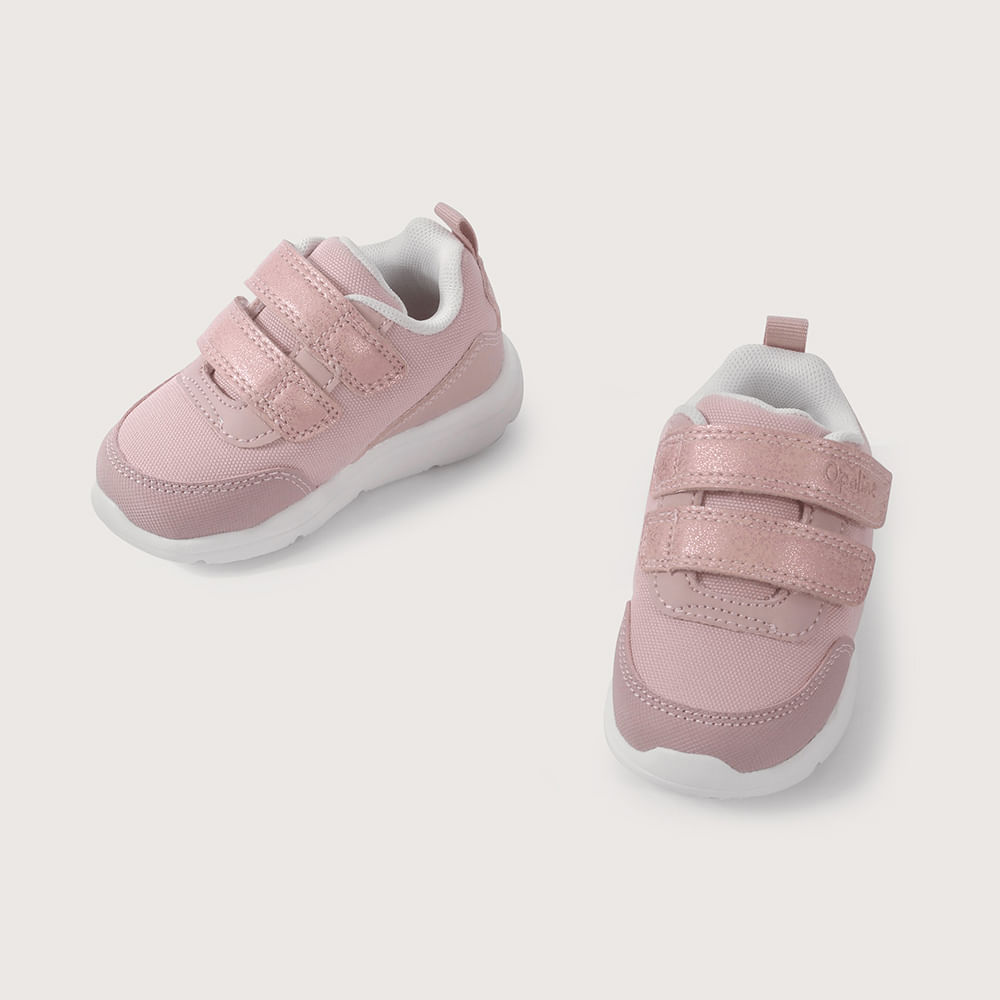 ZAPATILLA DEPORTIVA ROSADA DE NIÑA OPALINE - 4