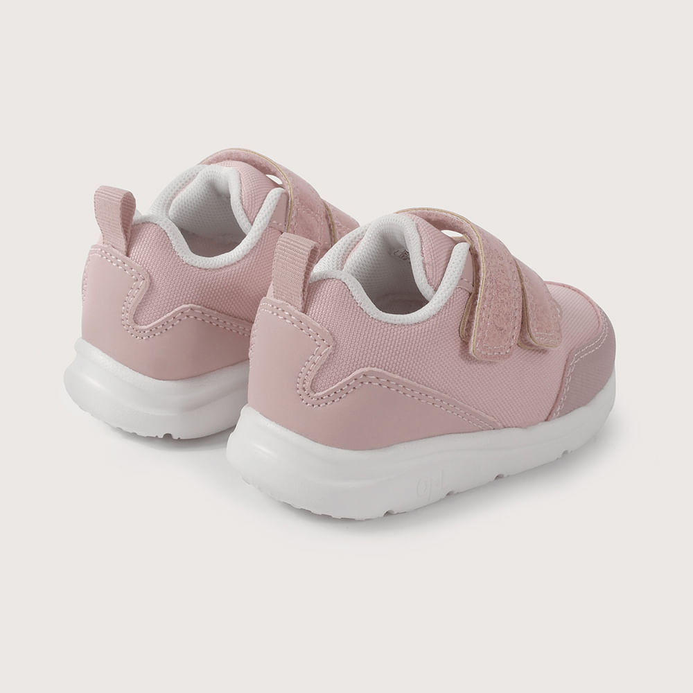 ZAPATILLA DEPORTIVA ROSADA DE NIÑA OPALINE - 5