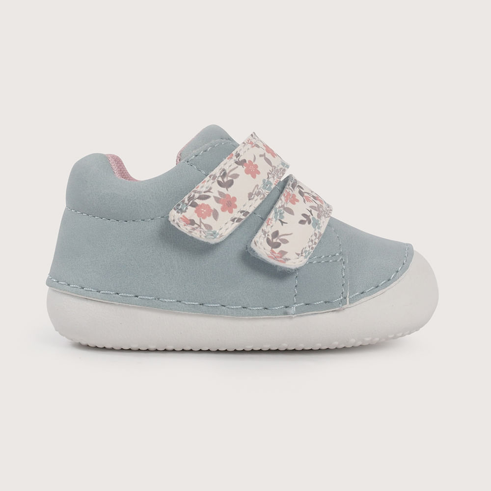 ZAPATILLA GATEADOR CELESTE DE NIÑA OPALINE - 2