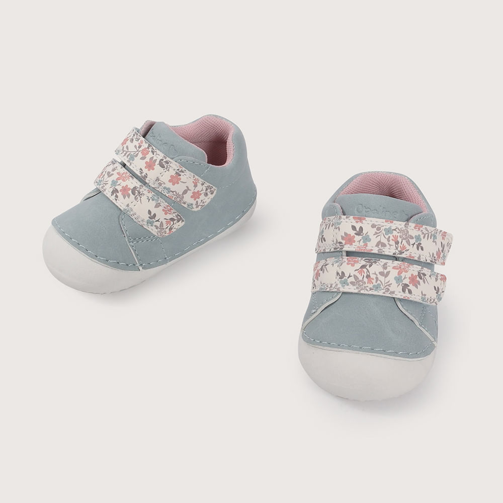ZAPATILLA GATEADOR CELESTE DE NIÑA OPALINE - 4