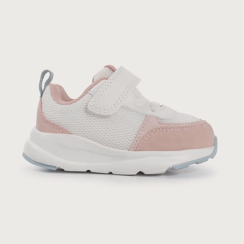 ZAPATILLA PRIMEROS PASOS DEPORTIVA BLANCA CON VELCRO DE NIÑA OPALINE - 2
