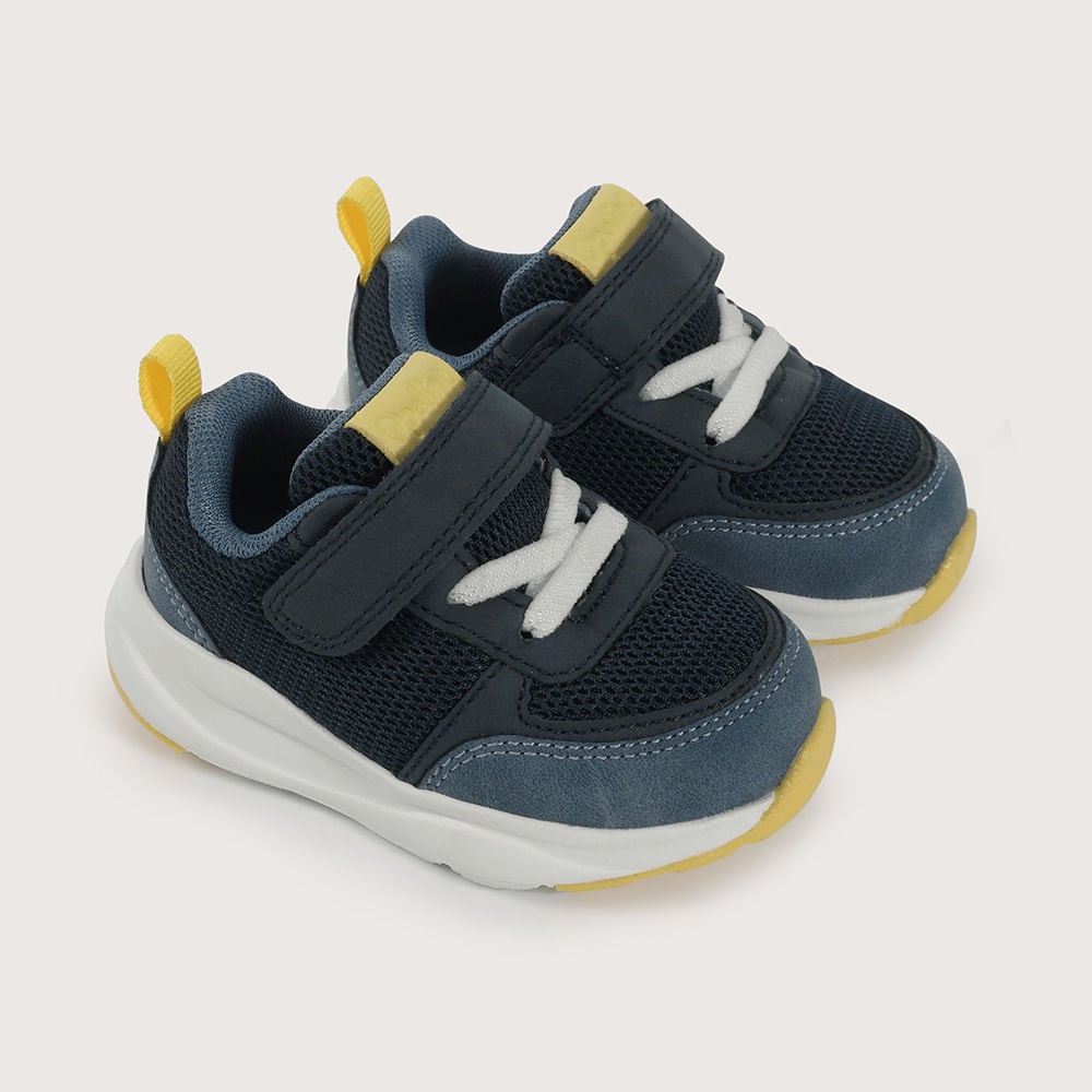 ZAPATILLA PRIMEROS PASOS DEPORTIVA AZUL DE NIÑO OPALINE - 1