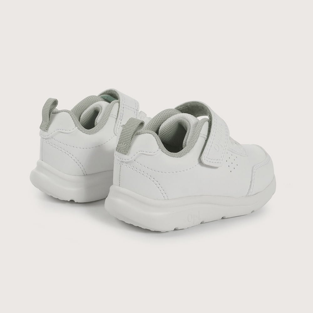 ZAPATILLA DEPORTIVA BLANCA DE NIÑO OPALINE - 5