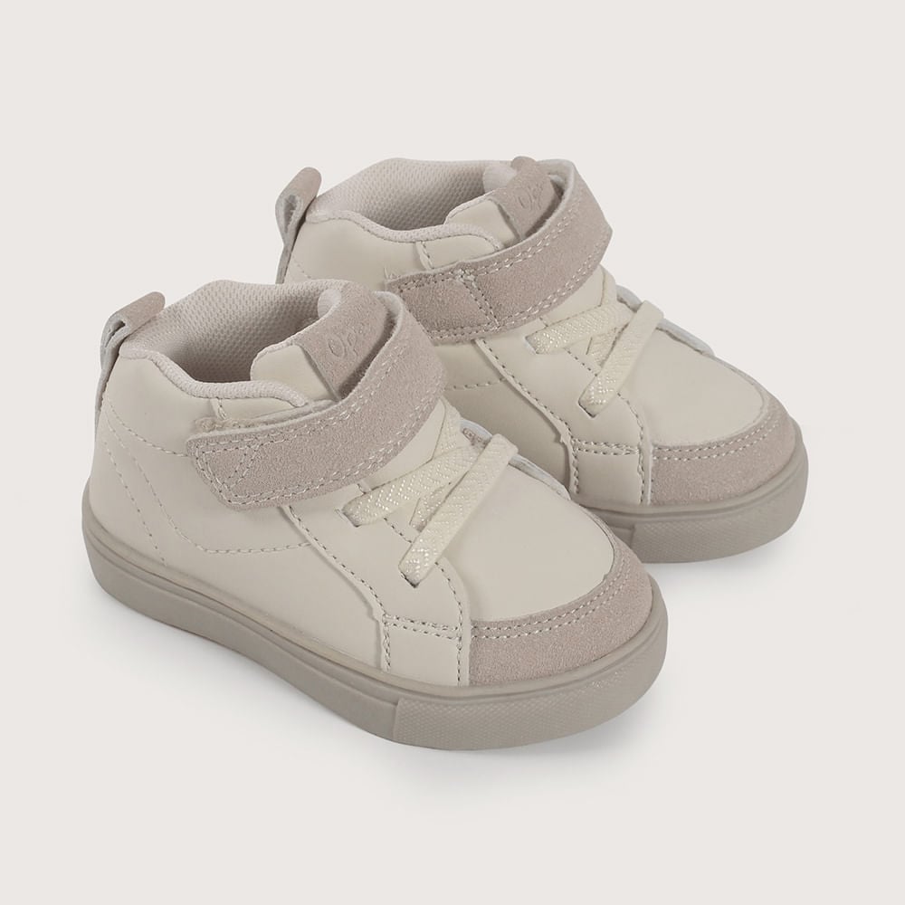 ZAPATILLA PRIMEROS PASOS BEIGE DE NIÑO OPALINE - 1