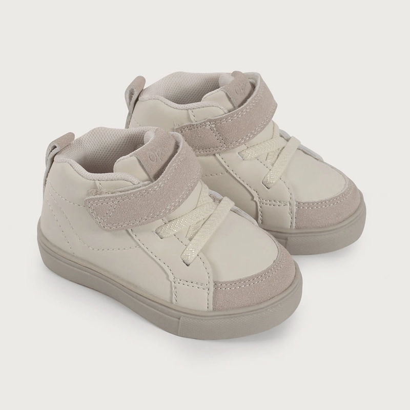 ZAPATILLA PRIMEROS PASOS BEIGE DE NIÑO OPALINE - 1