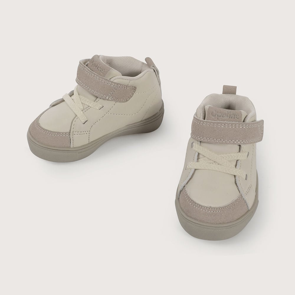 ZAPATILLA PRIMEROS PASOS BEIGE DE NIÑO OPALINE - 4