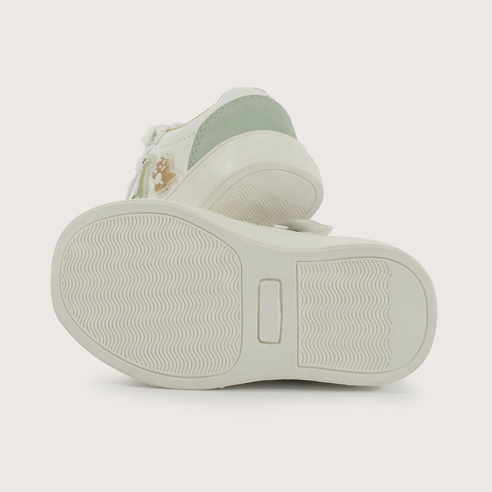 ZAPATILLA DINOSAURIO BLANCA DE NIÑO OPALINE - 3