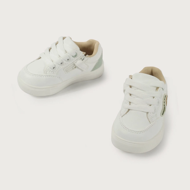 ZAPATILLA DINOSAURIO BLANCA DE NIÑO OPALINE - 4