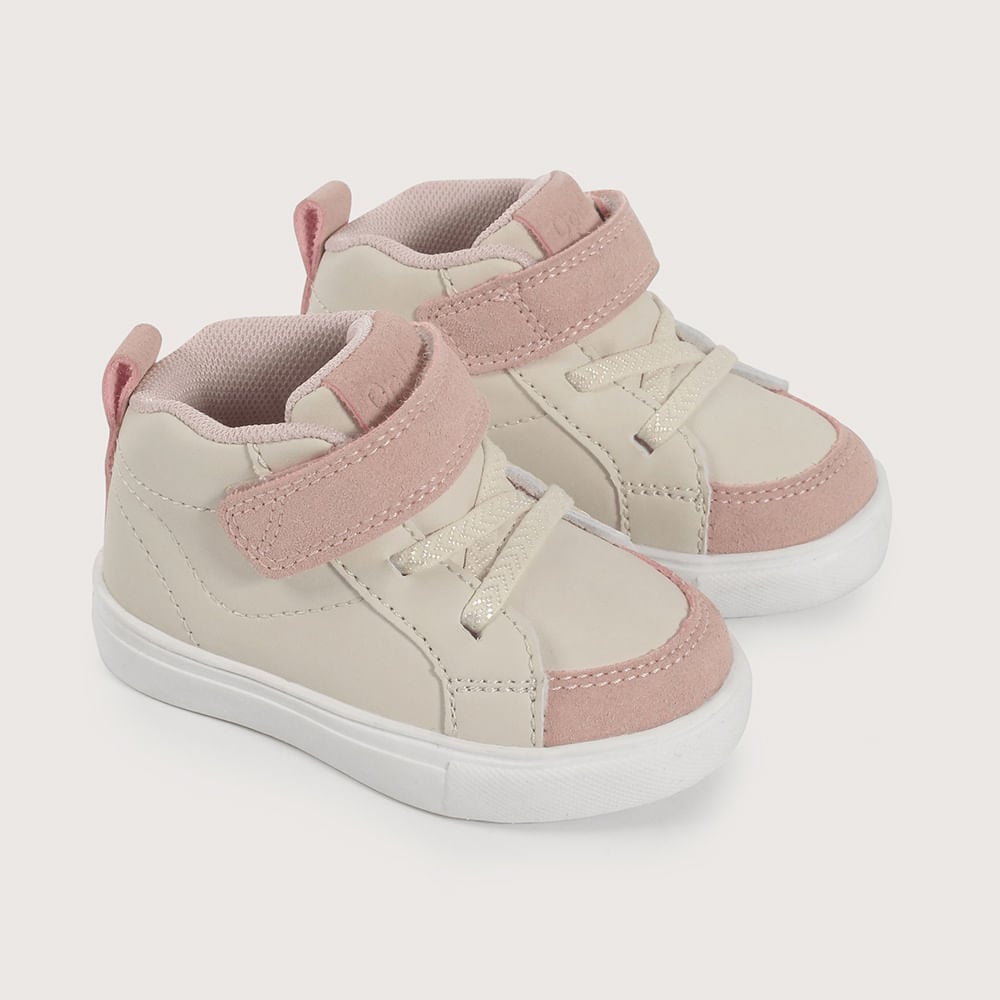ZAPATILLA PRIMEROS PASOS BEIGE DE NIÑA OPALINE - 1