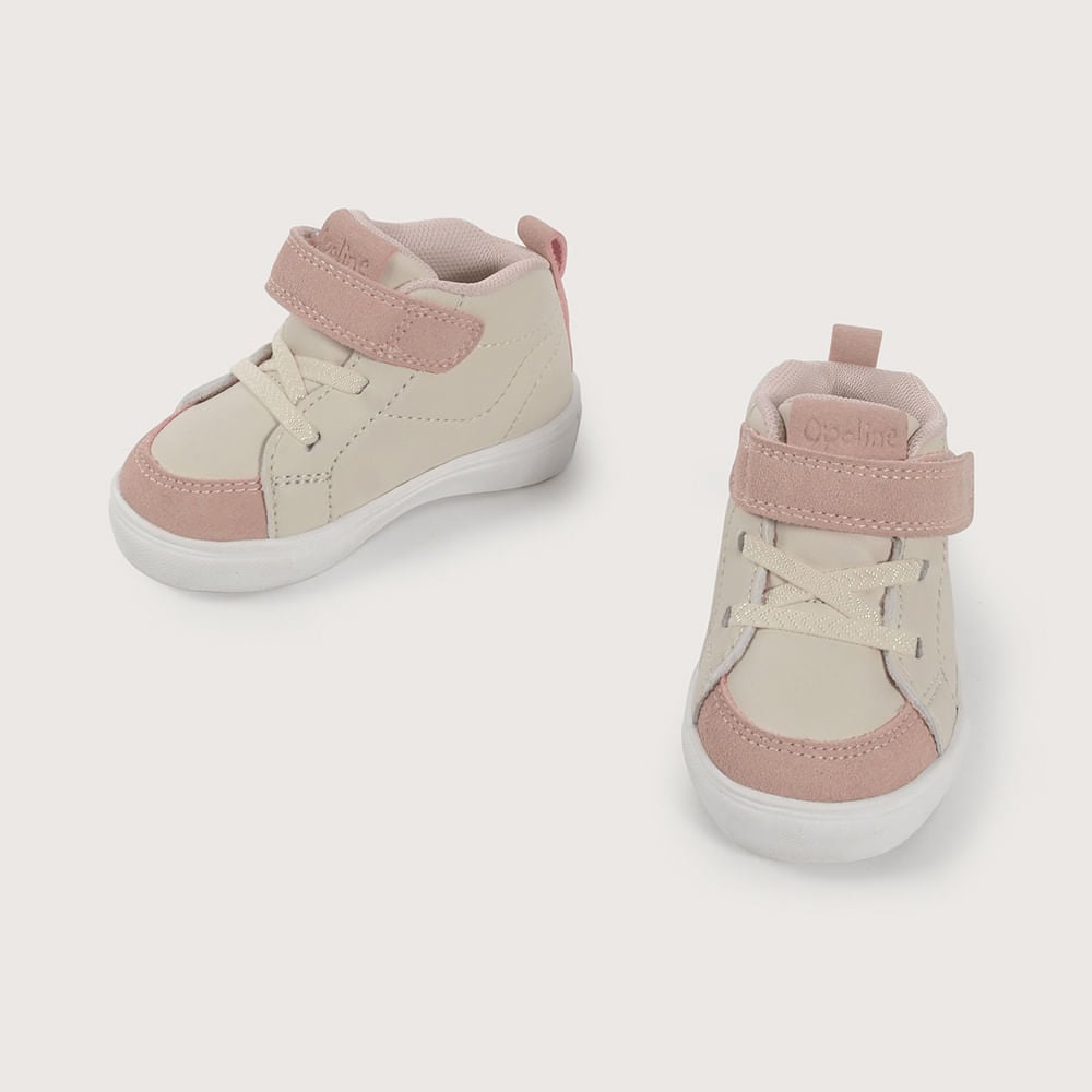ZAPATILLA PRIMEROS PASOS BEIGE DE NIÑA OPALINE - 4