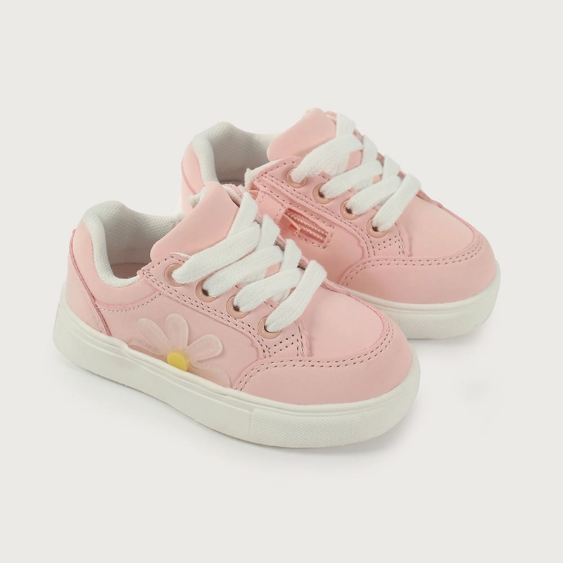 ZAPATILLA FLOR ROSADA DE NIÑA OPALINE - 1