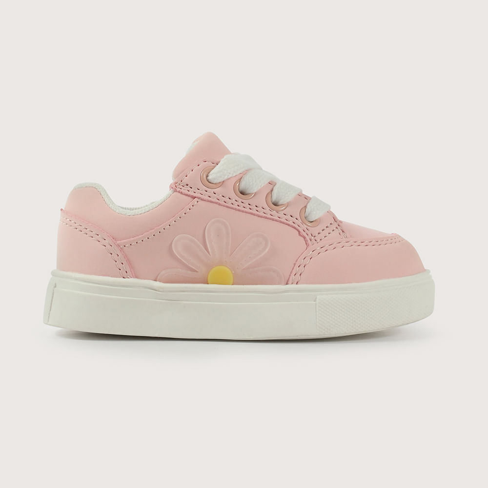 ZAPATILLA FLOR ROSADA DE NIÑA OPALINE - 2