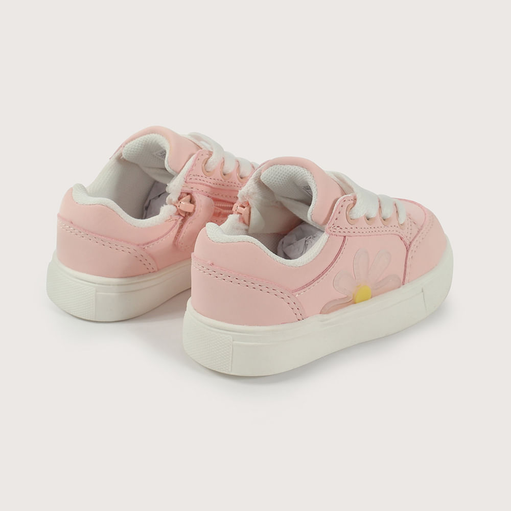 ZAPATILLA FLOR ROSADA DE NIÑA OPALINE - 5