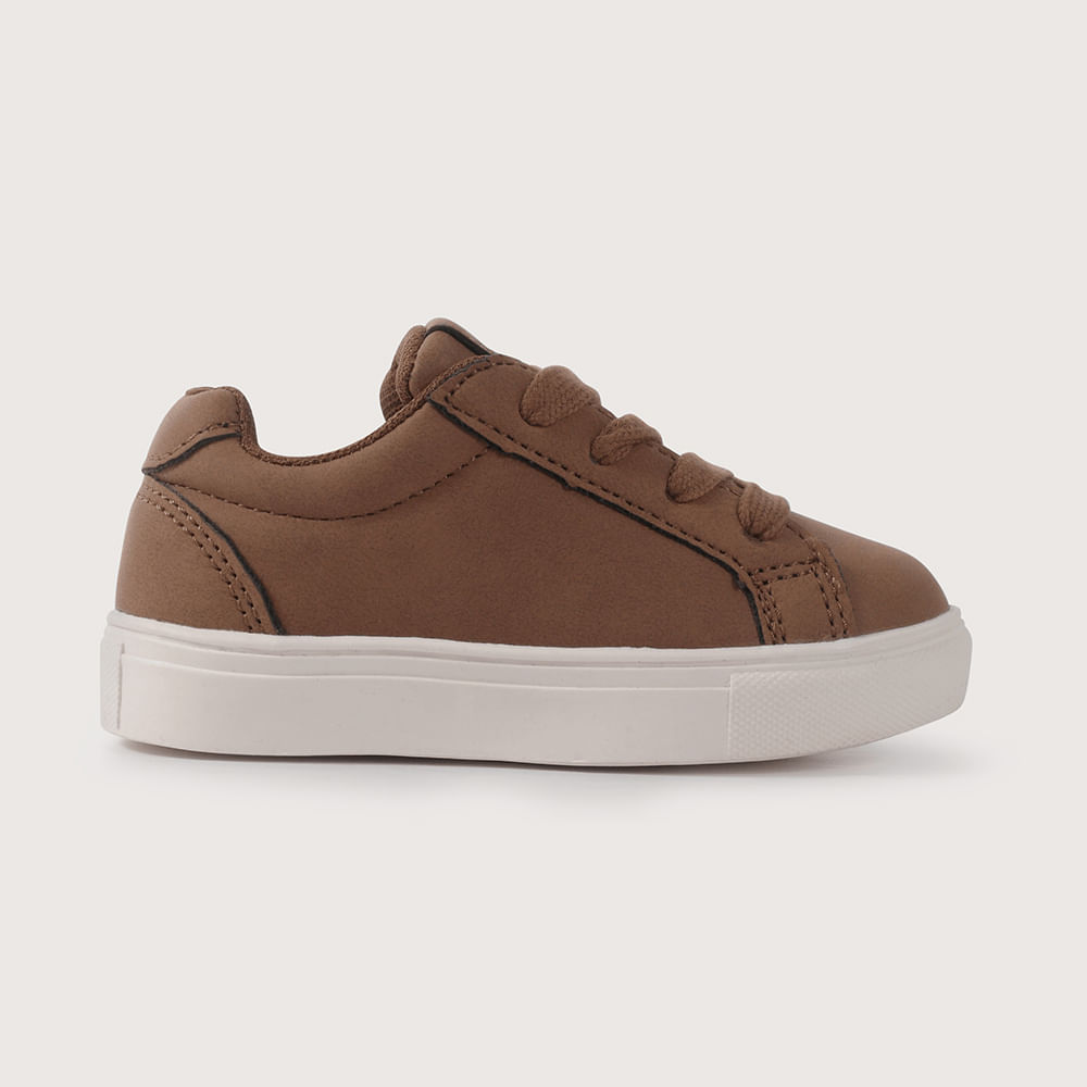 ZAPATO CAFE DE NIÑO OPALINE - 2