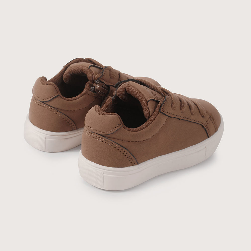 ZAPATO CAFE DE NIÑO OPALINE - 5