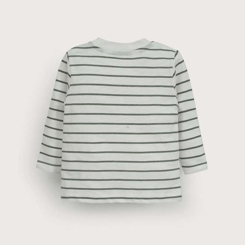 POLERA BLANCA CON RAYAS DE NIÑO OPALINE - 6
