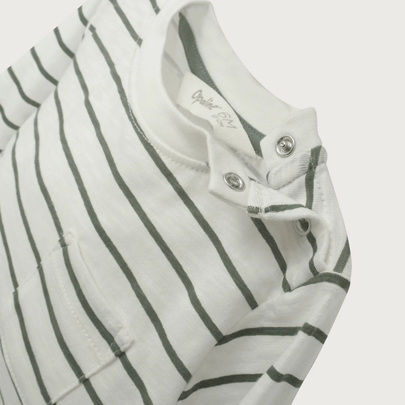 POLERA BLANCA CON RAYAS DE NIÑO OPALINE - 7