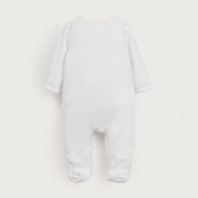 OSITO PLUSH BLANCO DE BEBE UNISEX OPALINE - 5
