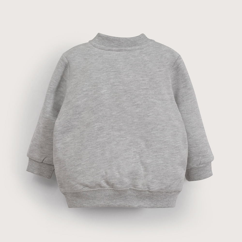 POLERON GRIS DE NIÑO OPALINE - 5