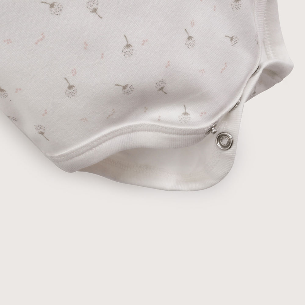 TRIPACK BODIES MANGA LARGA FLORES DE BEBE  NIÑA OPALINE - 6