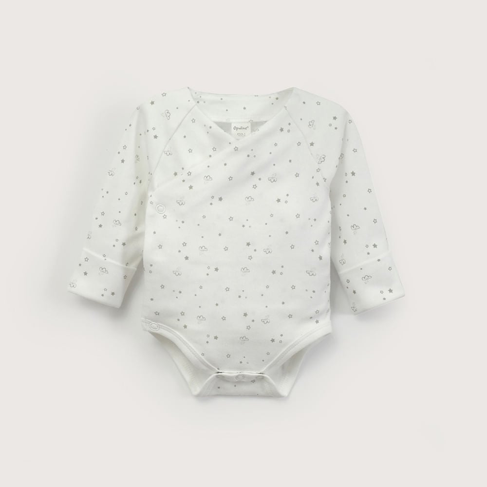 CONJUNTO CLINICA BLANCO 3 PIEZAS DE BEBE  UNISEX OPALINE - 3