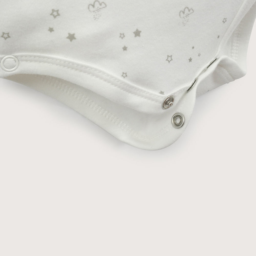 CONJUNTO CLINICA BLANCO 3 PIEZAS DE BEBE  UNISEX OPALINE - 6