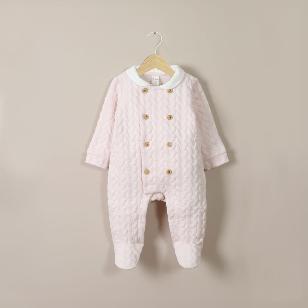 OSITO QUILTED ROSADO DE BEBE  NIÑA OPALINE - 1