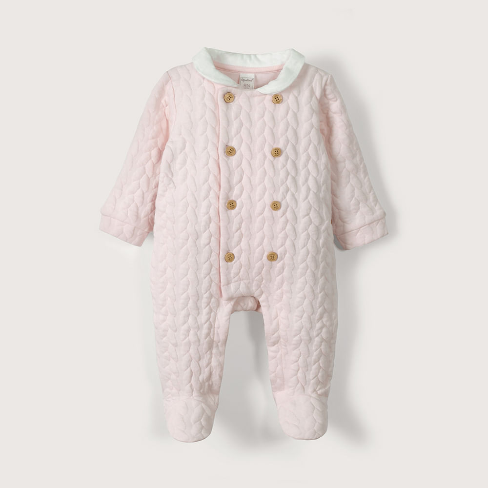 OSITO QUILTED ROSADO DE BEBE  NIÑA OPALINE - 2